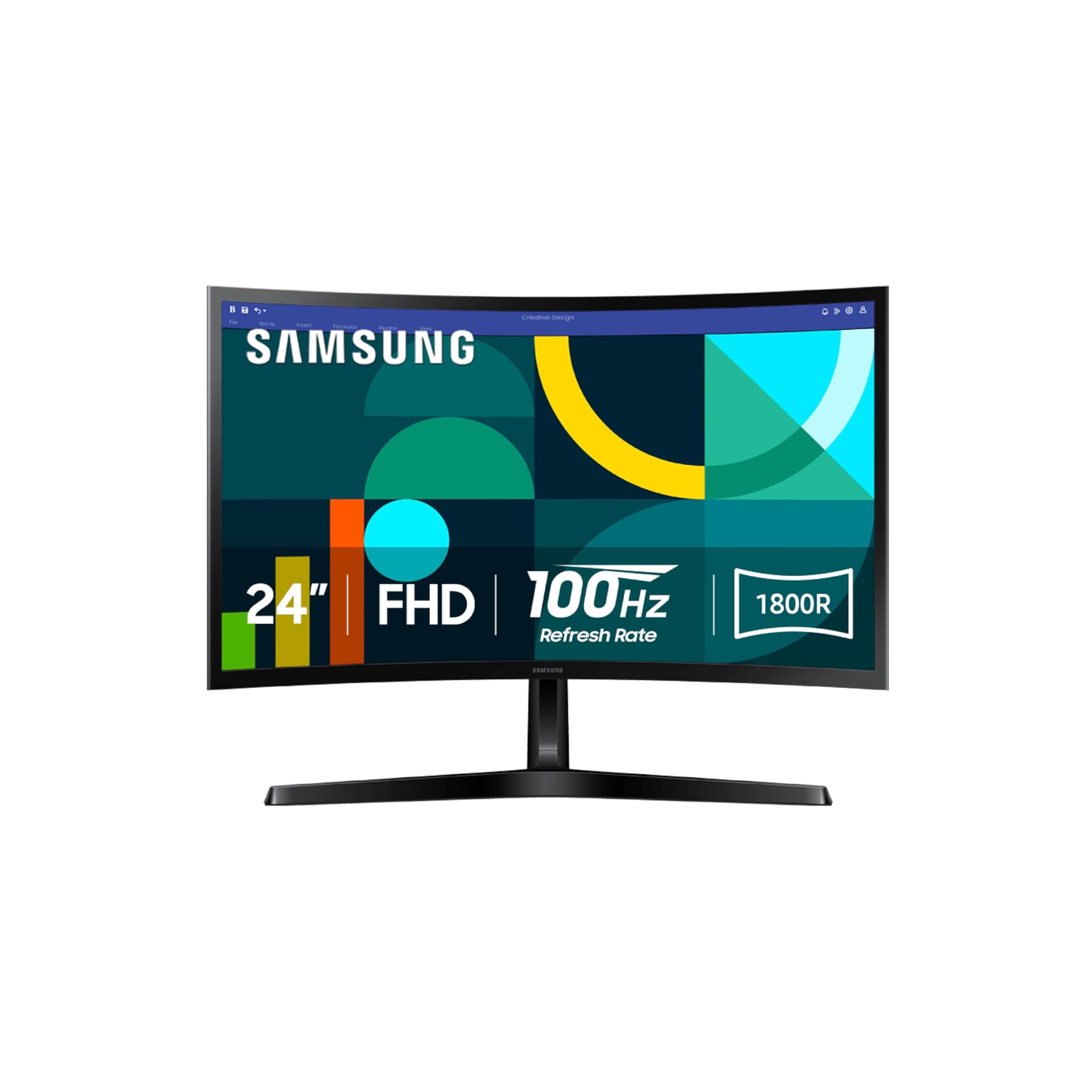 Monitor curvo de 24" Essential S3 S36GD Samsung LS24D366GANXZA