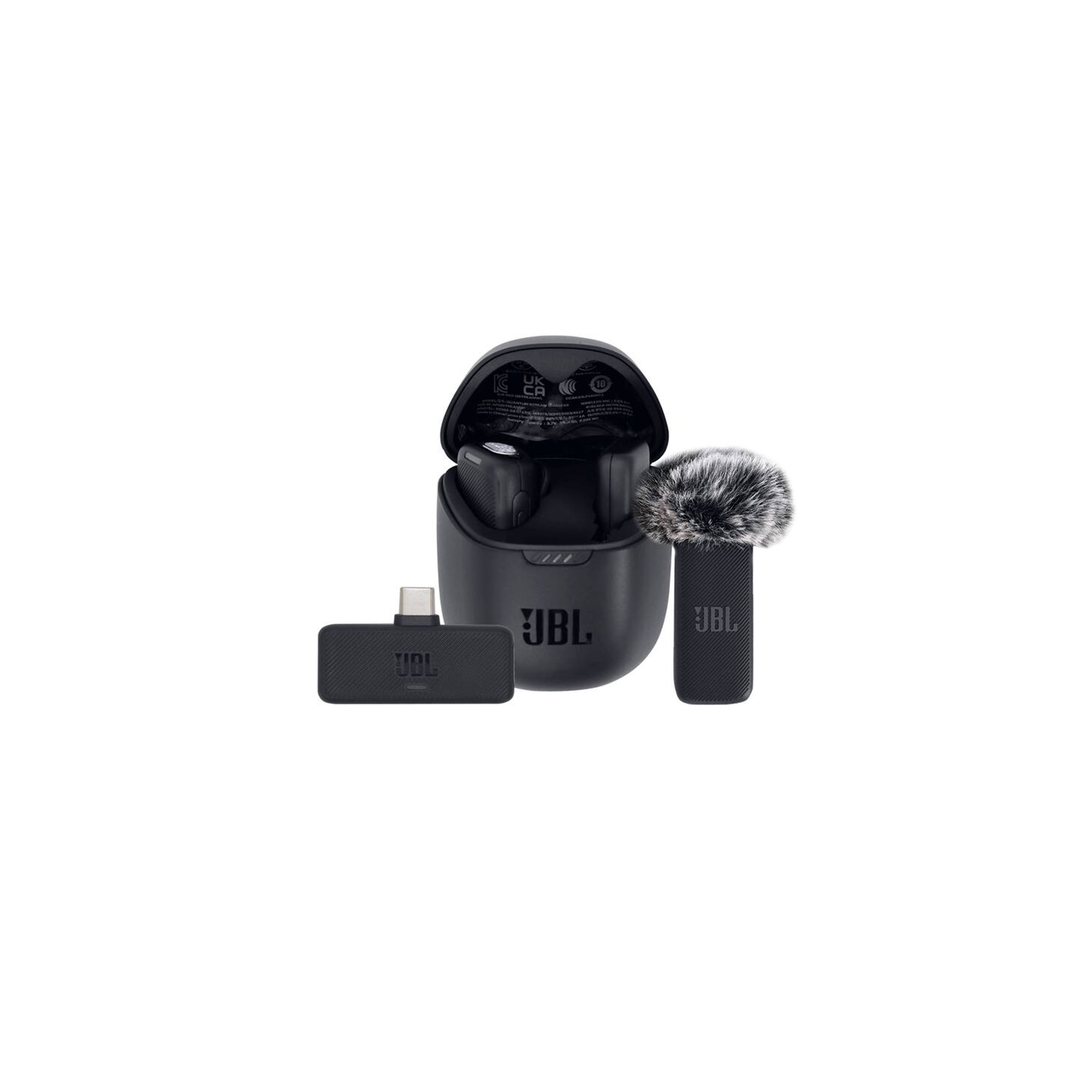 Micrófono JBL Quantum Stream Wireless Clip-On USB-C JBLSTRMWLUSBCBLKAM